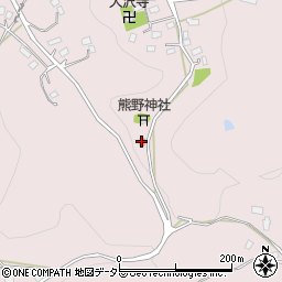大沢集会所周辺の地図