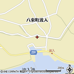 島根県松江市八束町波入442周辺の地図