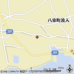 島根県松江市八束町波入405周辺の地図