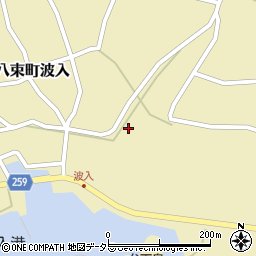 島根県松江市八束町波入631周辺の地図
