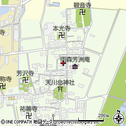 滋賀県長浜市高月町雨森1163周辺の地図