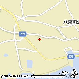 島根県松江市八束町波入341周辺の地図