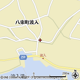 島根県松江市八束町波入523周辺の地図
