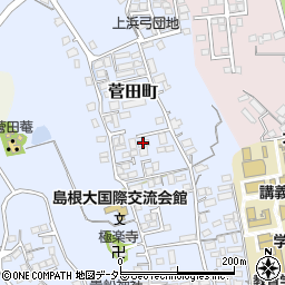 フレグランス菅田周辺の地図