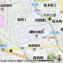 岐阜県関市辻井戸町1-77周辺の地図