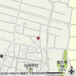 鳥取県東伯郡北栄町松神周辺の地図