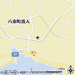 島根県松江市八束町波入592周辺の地図