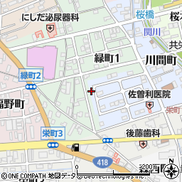 岐阜県関市辻井戸町1-27周辺の地図