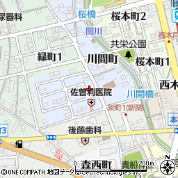岐阜県関市辻井戸町1-57周辺の地図