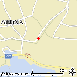 島根県松江市八束町波入628周辺の地図