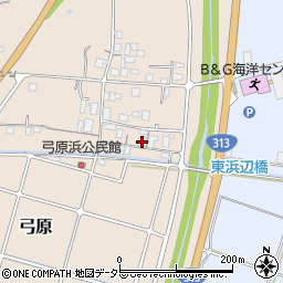 鳥取県東伯郡北栄町弓原635周辺の地図