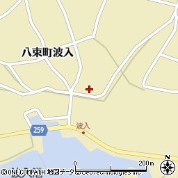 島根県松江市八束町波入591周辺の地図