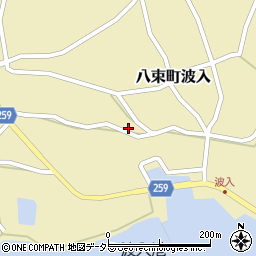 島根県松江市八束町波入390周辺の地図
