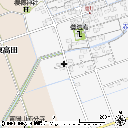 滋賀県長浜市高月町唐川296周辺の地図