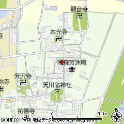 滋賀県長浜市高月町雨森1162周辺の地図