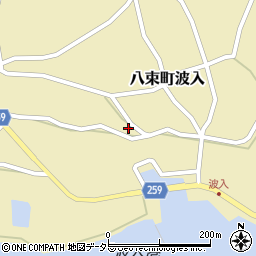島根県松江市八束町波入388周辺の地図