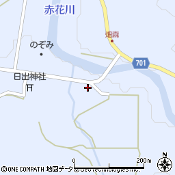 兵庫県豊岡市但東町畑山82周辺の地図