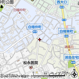 リパーク横浜白幡仲町第４駐車場周辺の地図