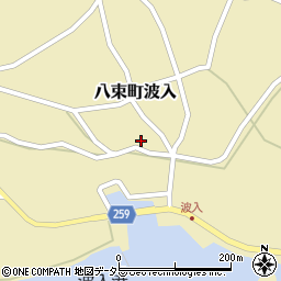 島根県松江市八束町波入507周辺の地図