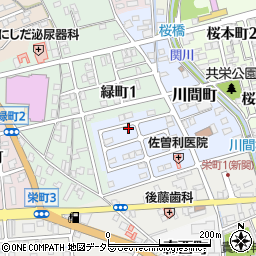 岐阜県関市辻井戸町1-63周辺の地図