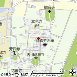 滋賀県長浜市高月町雨森1161周辺の地図