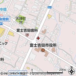 日新火災海上保険株式会社富士吉田支社周辺の地図