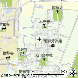 滋賀県長浜市高月町雨森1637周辺の地図