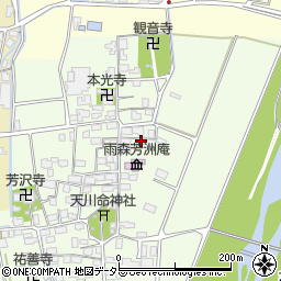滋賀県長浜市高月町雨森1159周辺の地図
