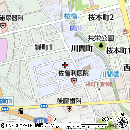 岐阜県関市辻井戸町1-75周辺の地図