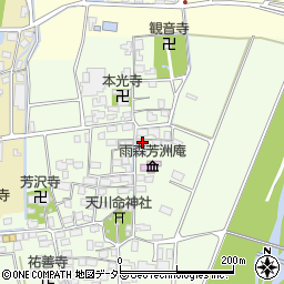 滋賀県長浜市高月町雨森1160周辺の地図