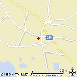 島根県松江市八束町波入194周辺の地図