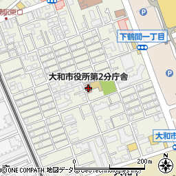 大和市社協在宅福祉サービスセンター周辺の地図