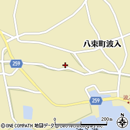 島根県松江市八束町波入365周辺の地図
