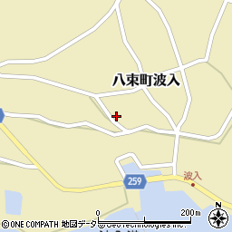 島根県松江市八束町波入385周辺の地図