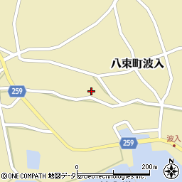 島根県松江市八束町波入396周辺の地図