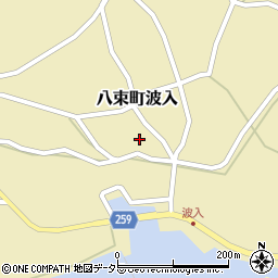 島根県松江市八束町波入506周辺の地図
