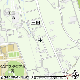神奈川県厚木市三田2894周辺の地図