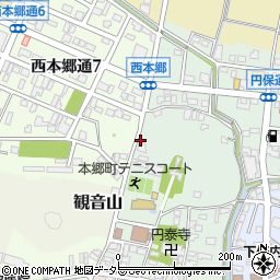 岐阜県関市本郷町84周辺の地図