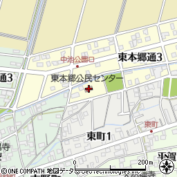 東本郷公民センター周辺の地図