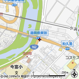 湯岡橋東詰周辺の地図