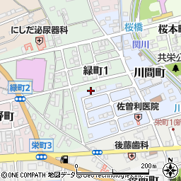 岐阜県関市辻井戸町1-24周辺の地図