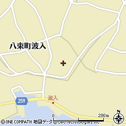 島根県松江市八束町波入575周辺の地図