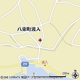 島根県松江市八束町波入521周辺の地図