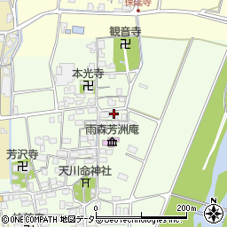 滋賀県長浜市高月町雨森1155周辺の地図