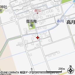 滋賀県長浜市高月町唐川485周辺の地図