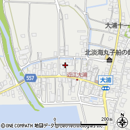 滋賀県長浜市西浅井町大浦867-1周辺の地図
