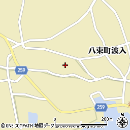 島根県松江市八束町波入367周辺の地図