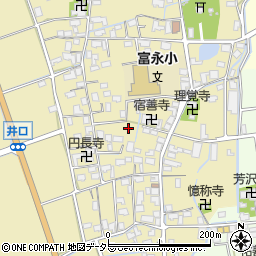 滋賀県長浜市高月町井口周辺の地図