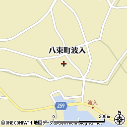 島根県松江市八束町波入501周辺の地図