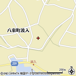 島根県松江市八束町波入527周辺の地図